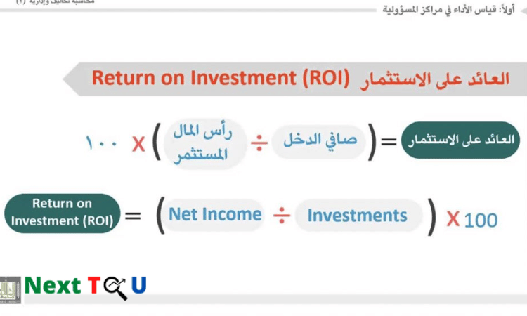 حساب عائد الاستثمار ROI